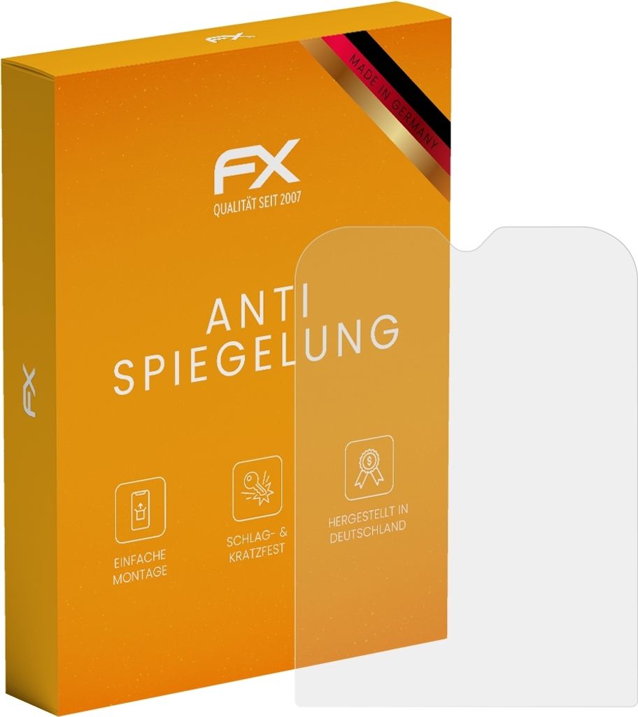 atFoliX FX-Antireflex 3x Schutzfolie kompatibel mit BlackZone Genius Displayfolie