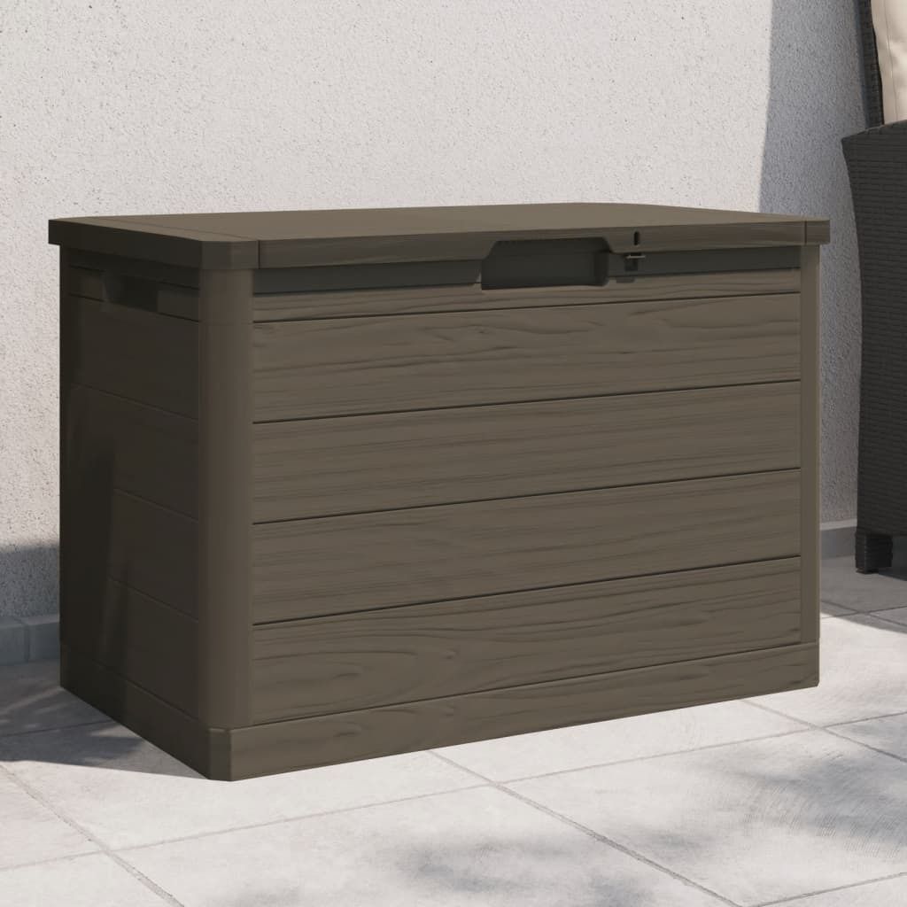 Outdoor-Kissenbox Braun 77,5x44,5x53 cm Polypropylen 4,53 Kg