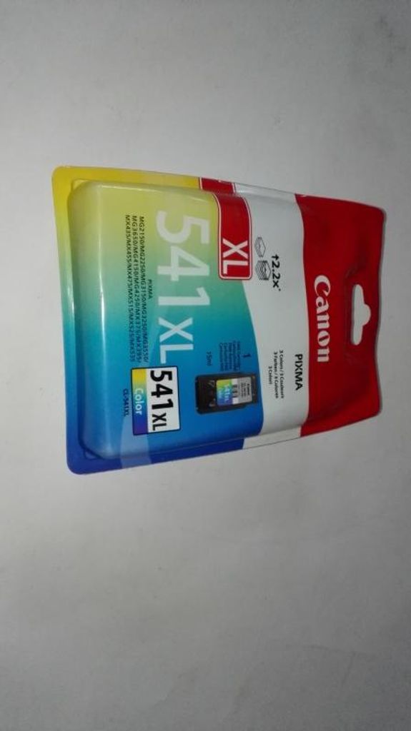 Canon CL-541 XL, Hohe (XL-) Ausbeute, Tinte auf Produktbild 