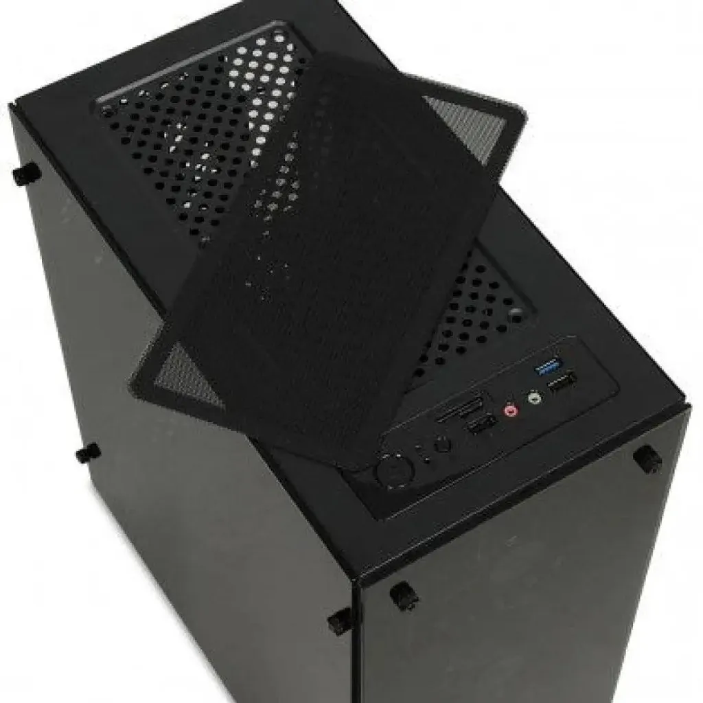iBox PASSION V4 Mini Tower Black - Boîtier avec USB 3.0 et Design Compact