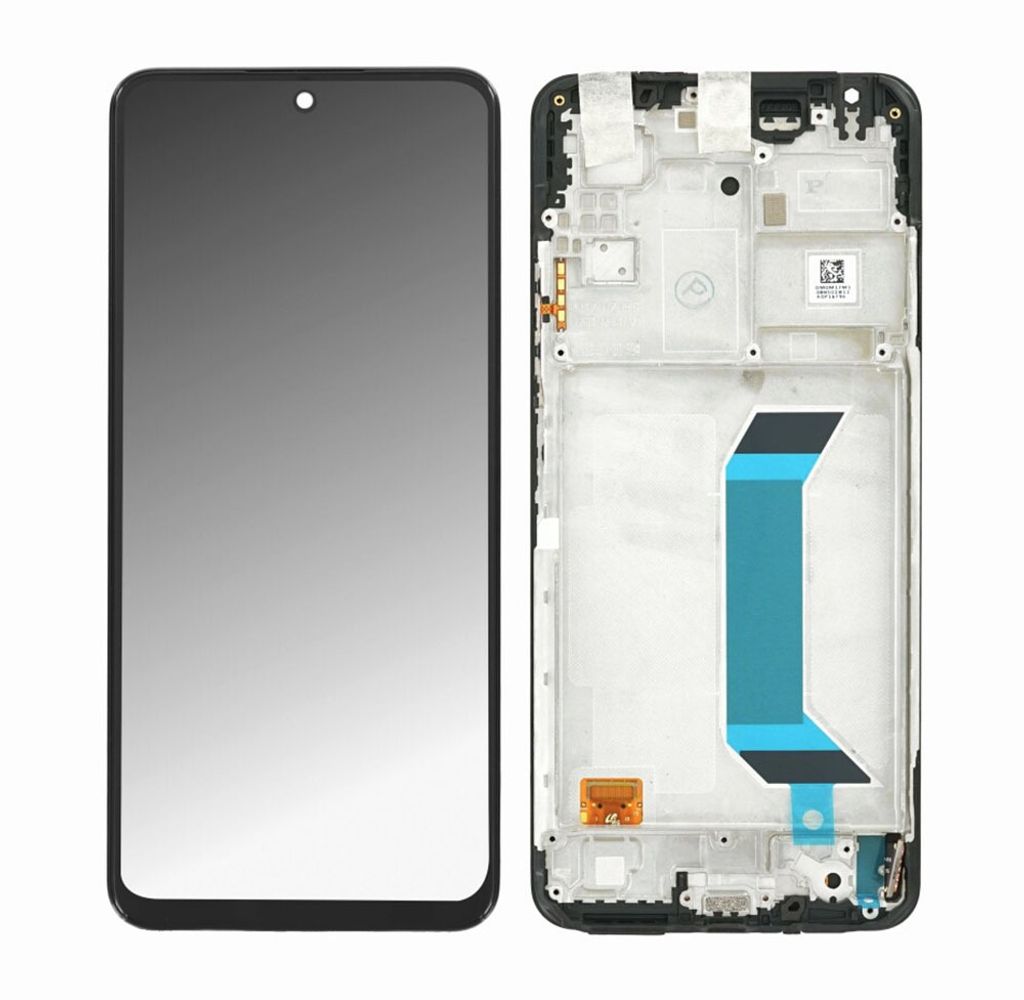 Original Xiaomi Redmi Note 12 5G /Poco X5 5G AMOLED Display Touchscreen Bildschirm Rahmen Schwarz & Werkzeug