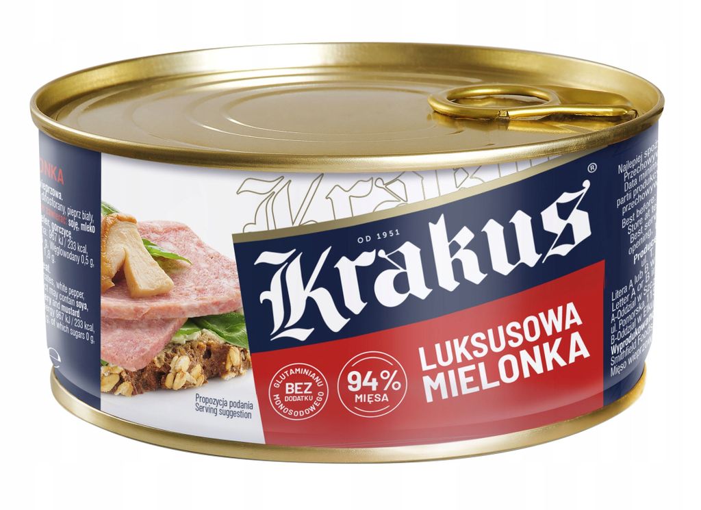 Krakus Luncheon Fleisch" Mielonka Luksusowa" 300 gr Produktbild 