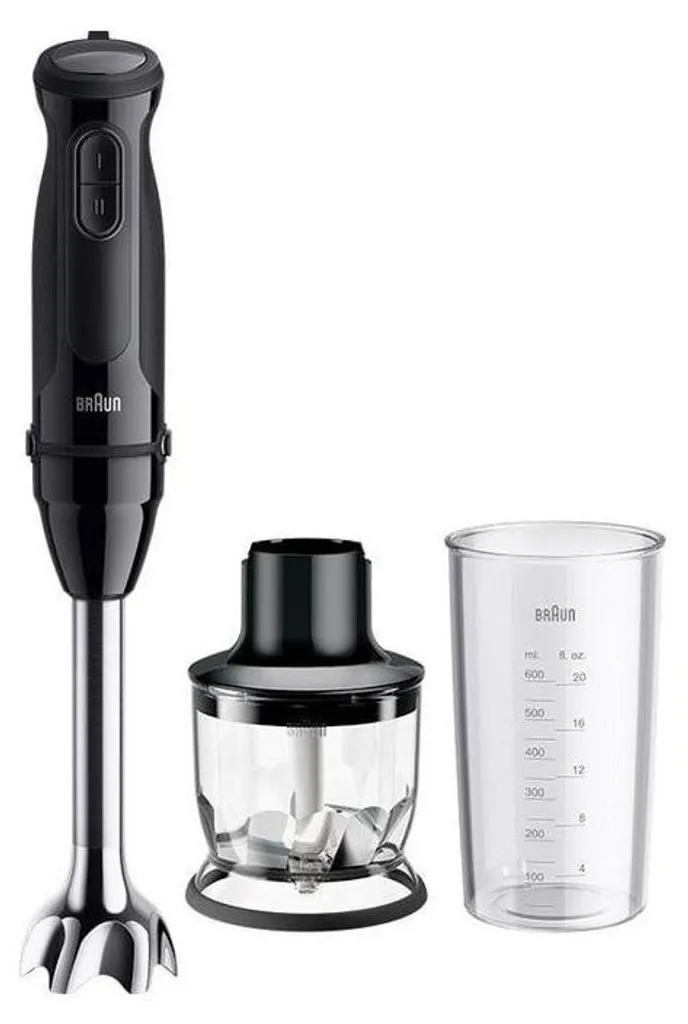 Braun MultiQuick 3 MQ30201M Mixeur Plongeant 900W Puissant Acier Inox