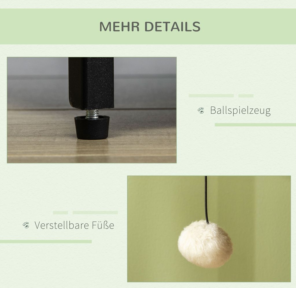 PawHut Katzenschrank für Katzentoilette, Katzenhaus mit Produktbild 6