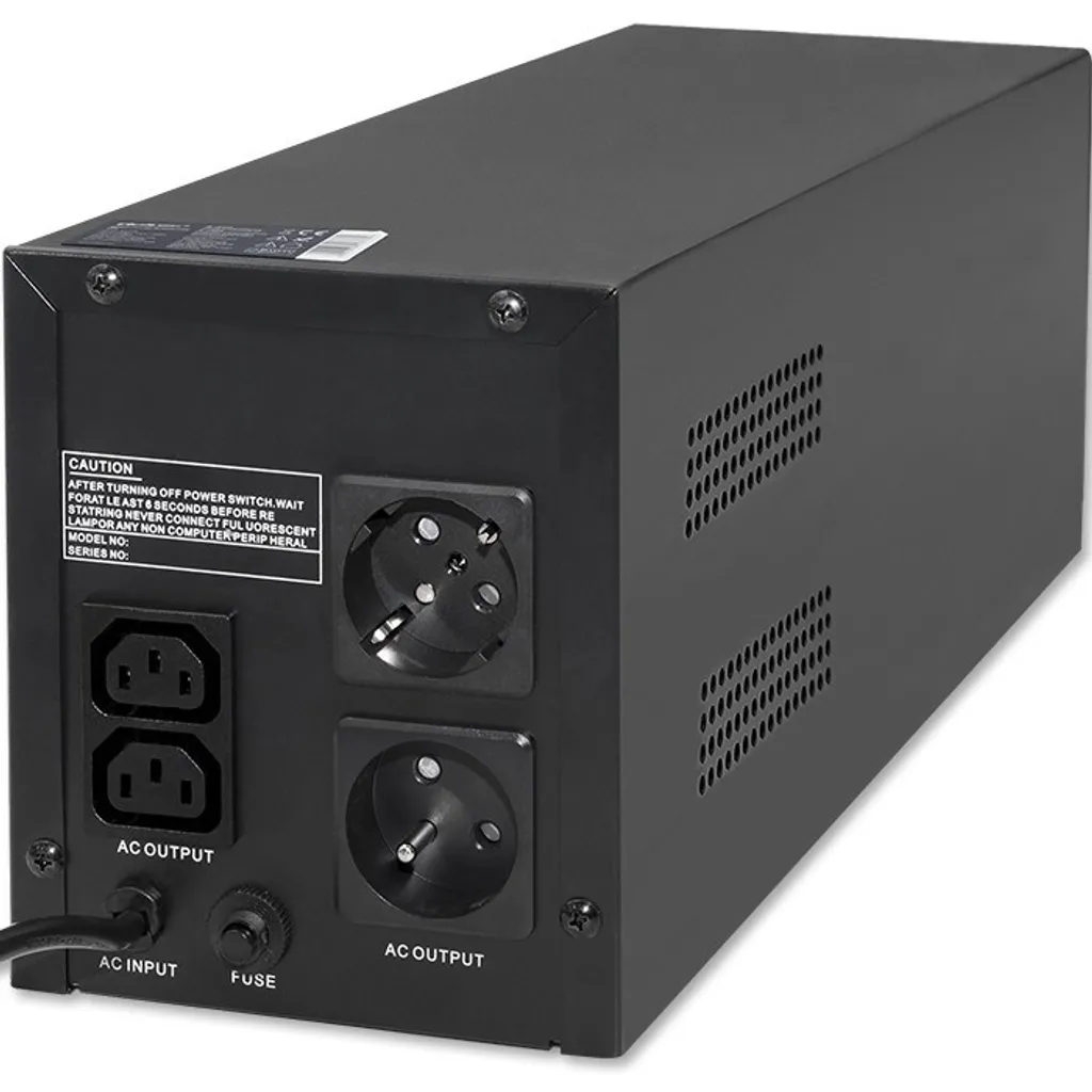 Alimentation Sans Interruption UPS 1.5 kVA 900W Qoltec Line-Interactive - 8