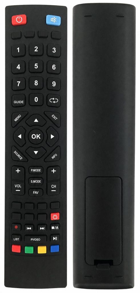 Ersatz Fernbedienung für Blaupunkt LCD LED 3D TV Fernseher Produktbild 
