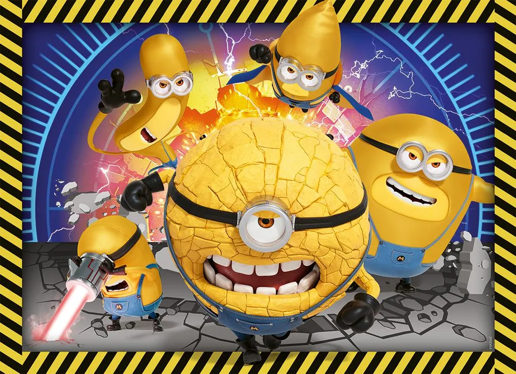 Puzzle Nathan 60 pièces Les Méga-Minions : activité calme pour enfant