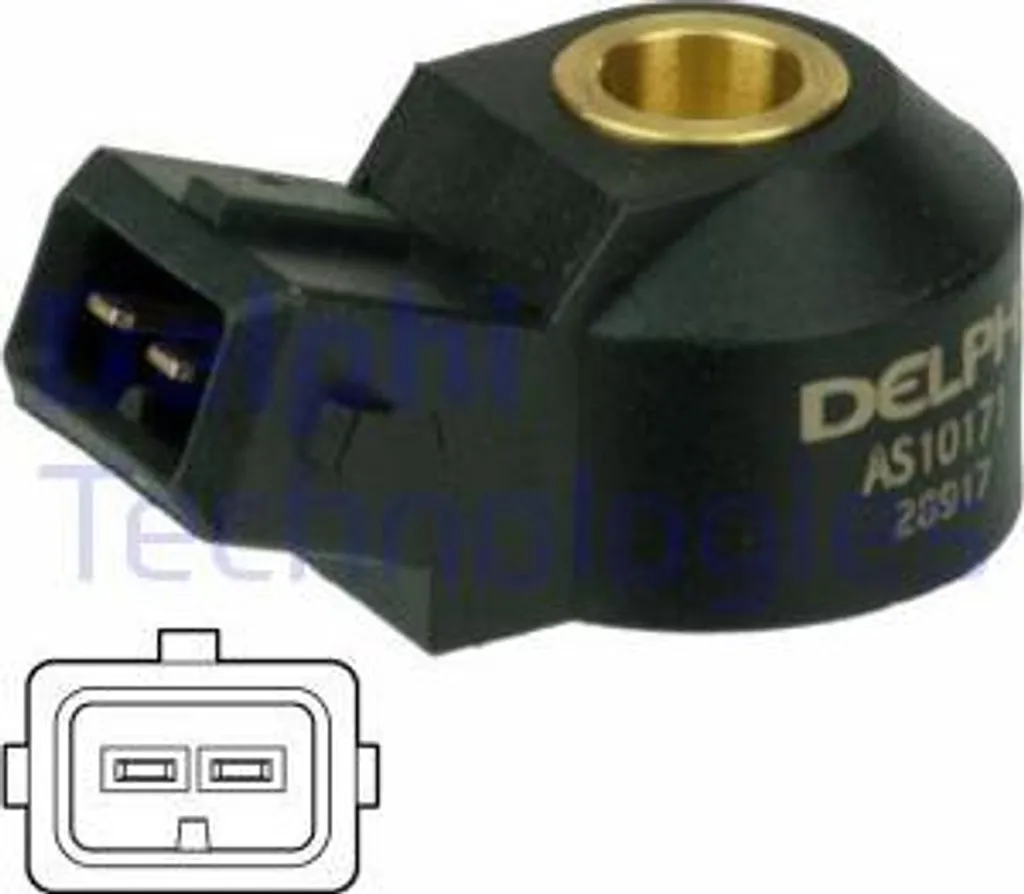 Détecteur de cliquetis moteur Delphi AS10171 compatible Renault et VAG