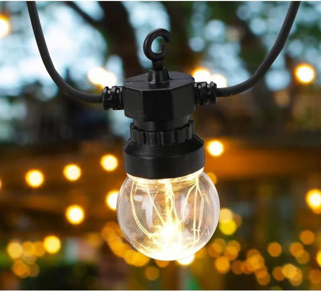 Set 20 Lampadine LED Nere: Illuminazione Ambientale Chic per Casa