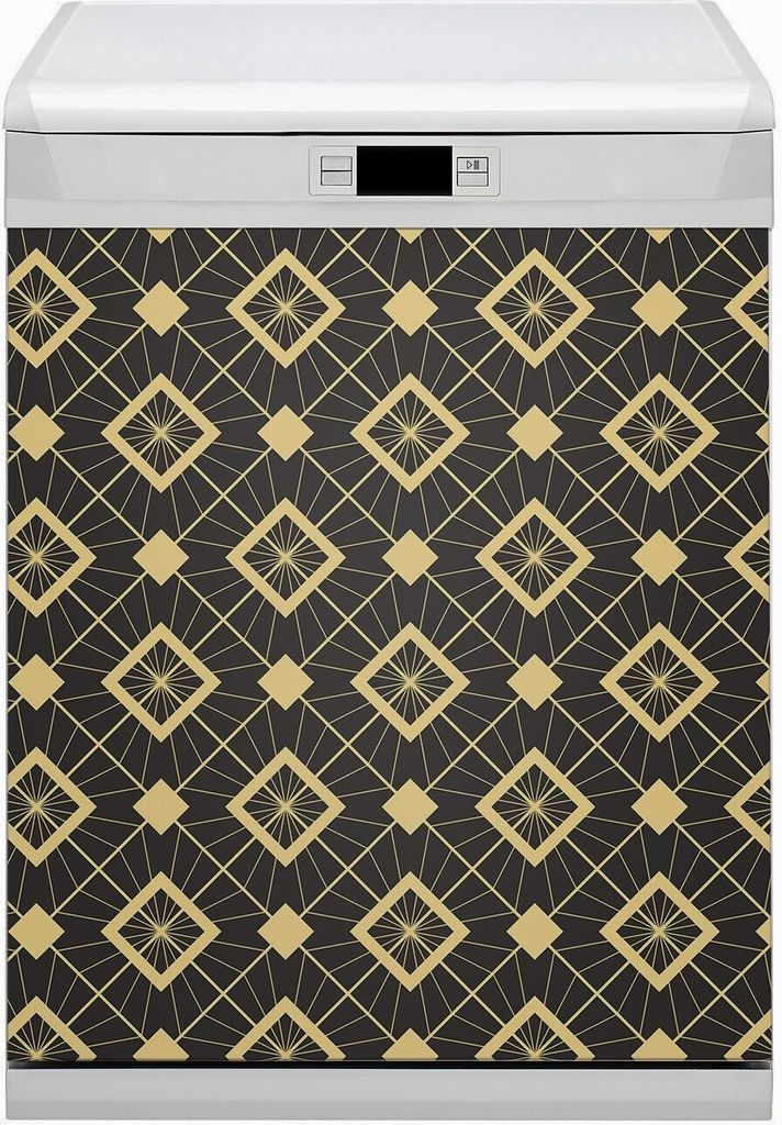 Abwaschbar 60x70 cm Geschirrspüle Magnetmatte Küche Dekorative - Retro -Muster