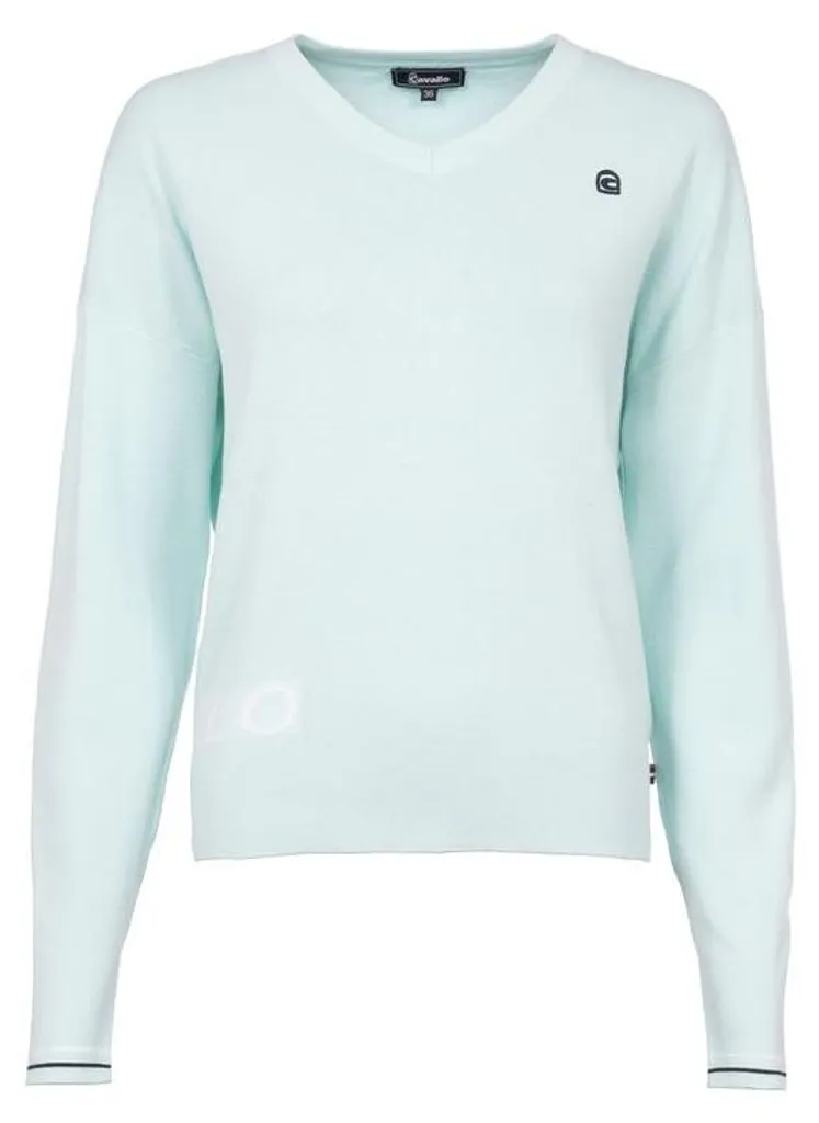 Pull de Sport Femme Bleu Cristal CAVALBRINY Cavallo en Taille 34 Collection