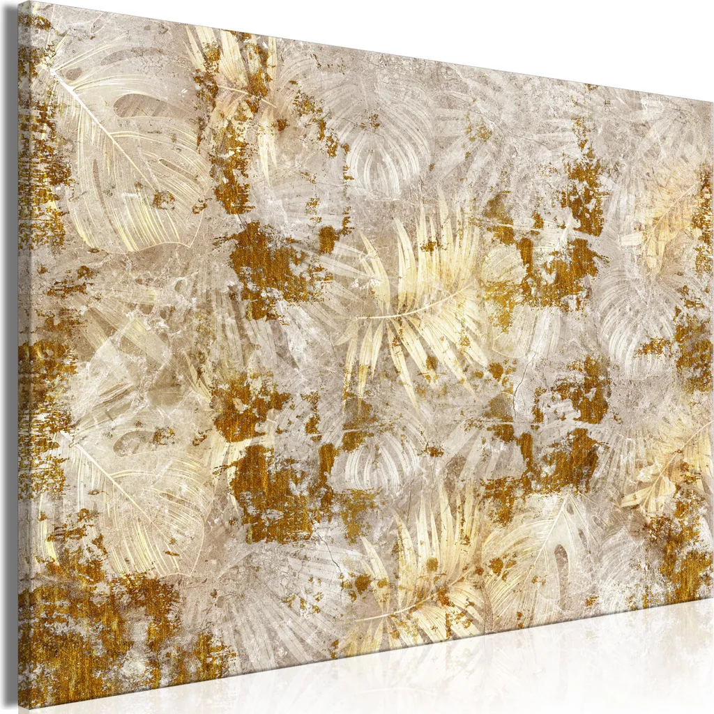 Quadro su Tela 120x80 Foglie b-C-0982-b-a - Momento Esclusivo XXL
