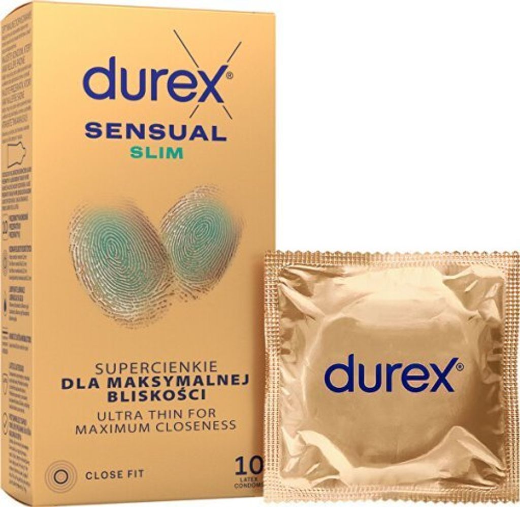Kondómy Durex Sensual Slim 10 ks Obrázok produktu 