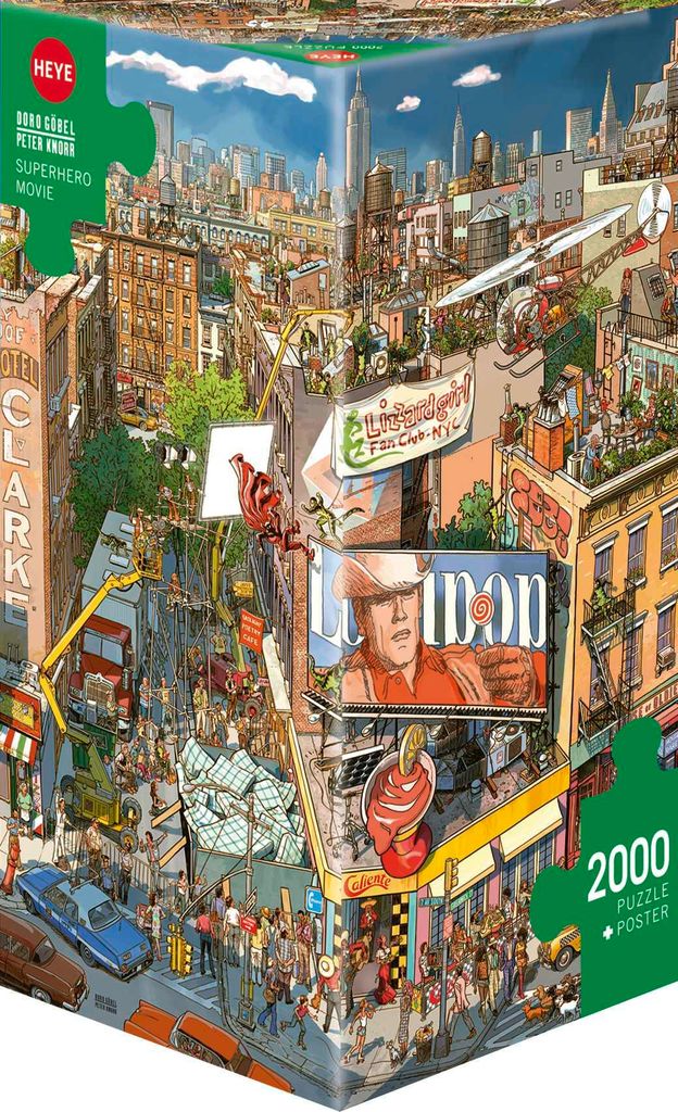 HEYE Puzzle Superhero Movie 2000 elementów Zdjęcie produktu 