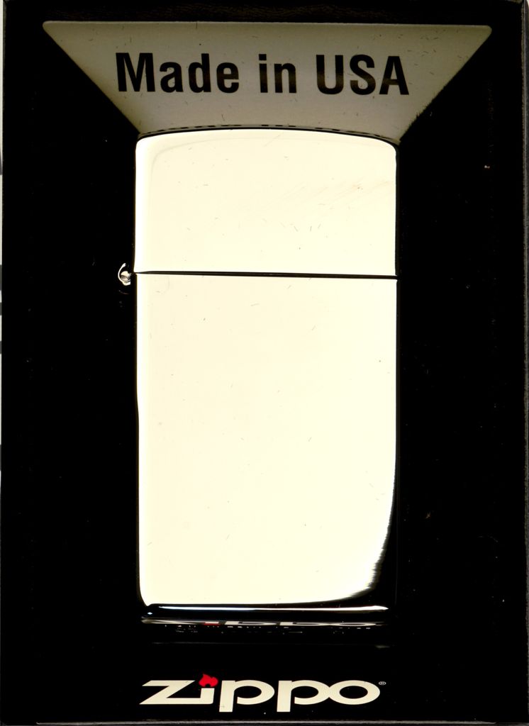 Accendino Zippo Slim cromato lucido 60001174 antivento a Immagine del prodotto 