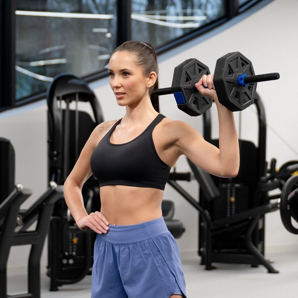Gymtek® Sada činek a tyče - 2x15 kg - nastavitelné činky, Obrázek produktu 7