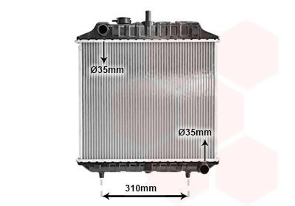 Radiateur de refroidissement moteur haute performance Mercedes 100 631