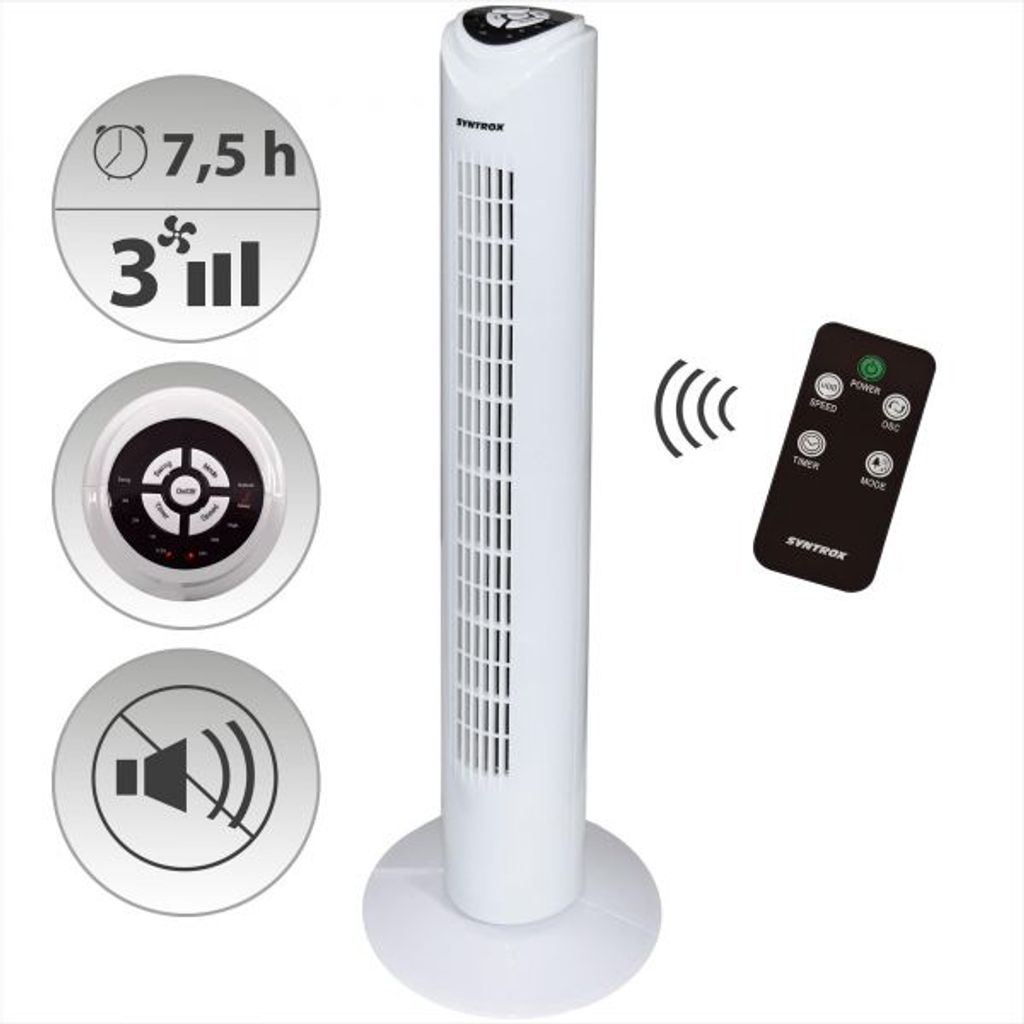 Ventilatore a torre oscillante Drilef | Ventilatore a torre Immagine del prodotto 