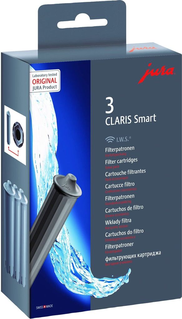 Jura 71794 Claris Smart Filterpatrone Grau 3er Pack Produktbild 10