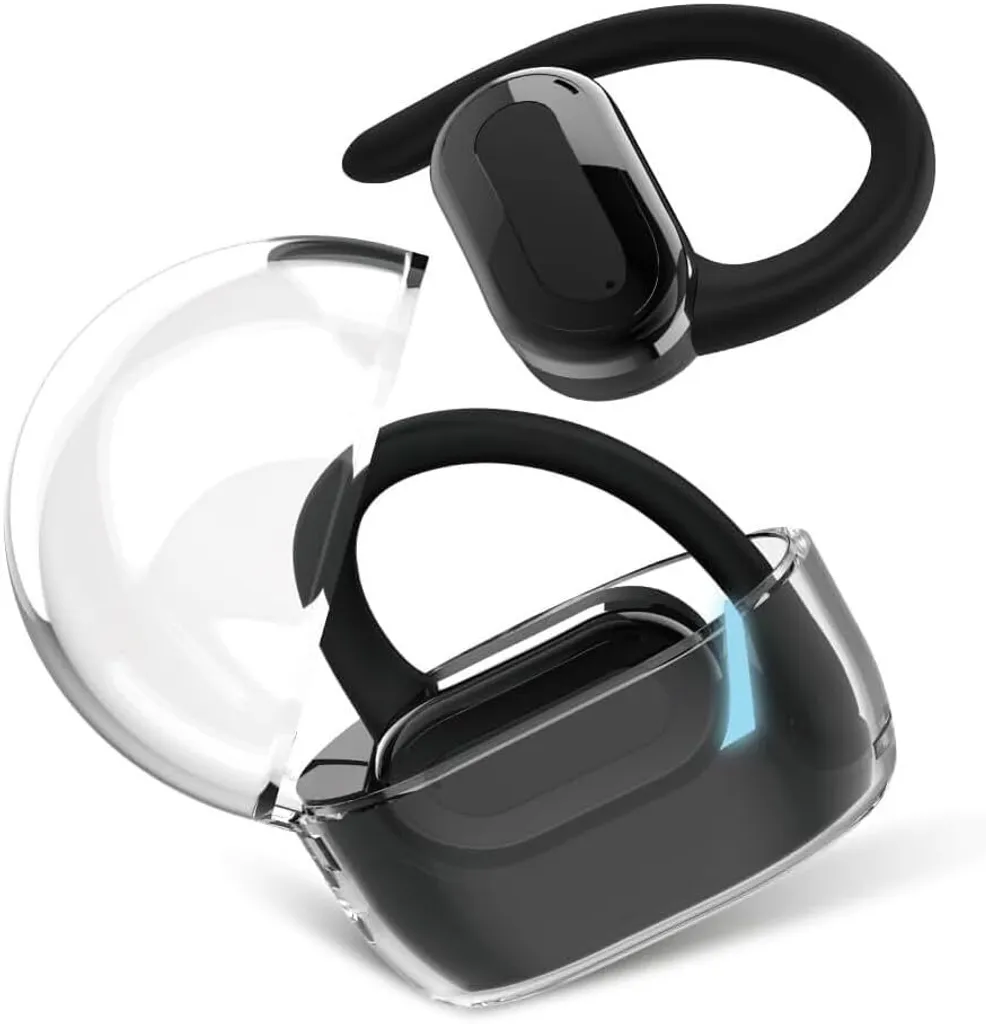 Versatili cuffie sportive Bluetooth wireless di qualità audio HIFI, a conduzione d'aria, Bluetooth 5.3, impermeabili IPX5 per la corsa, il fitness e il gioco