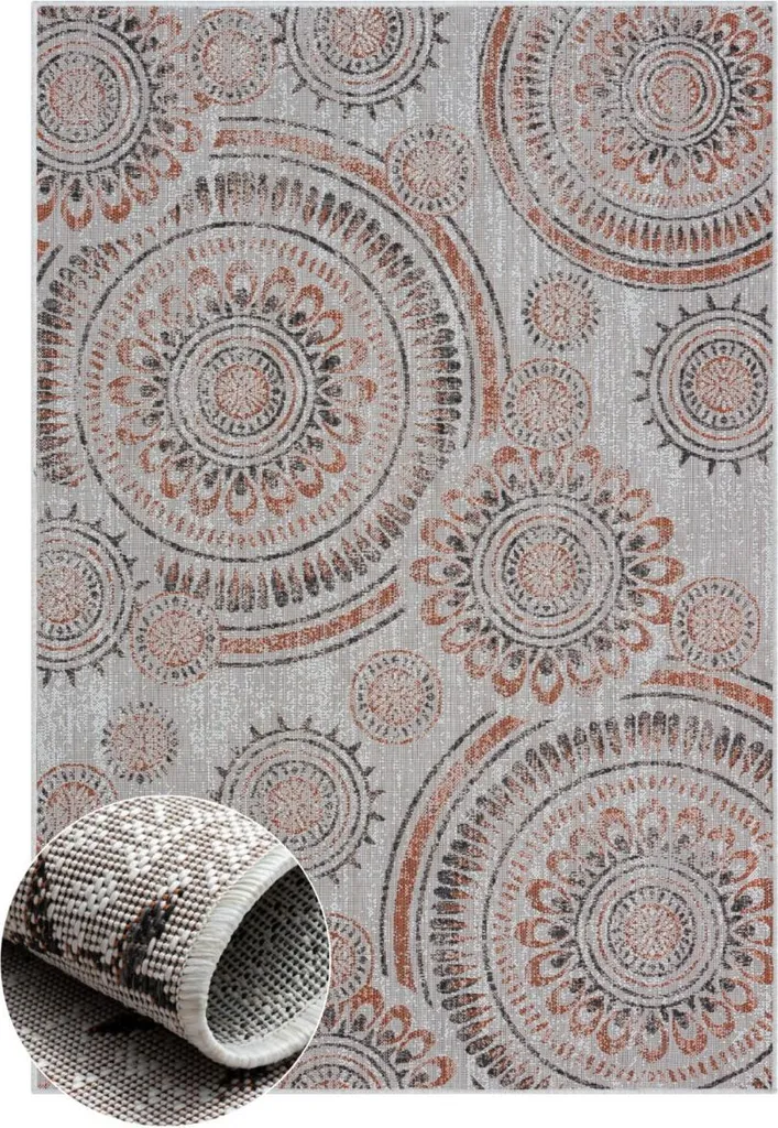 Tapis Echo cream 80 x 150 cm - Tapis design intérieur et extérieur