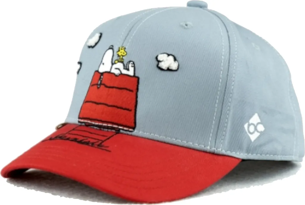 Casquette Bavarian Caps Snoopy bleu clair pour enfant style baseball