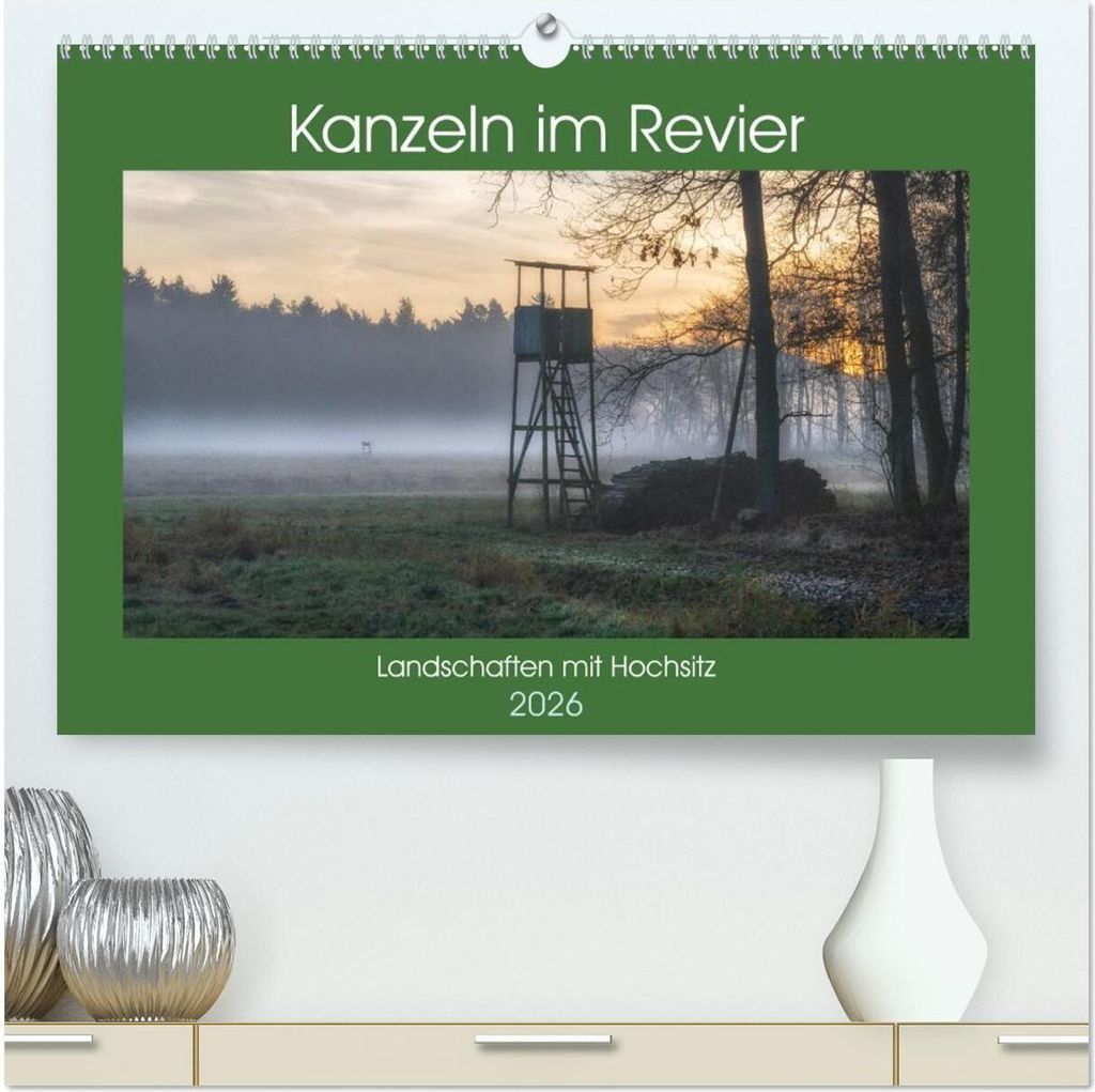 Kanzeln im Revier (hochwertiger Premium Wandkalender 2026 DIN A2 quer), Kunstdruck in Hochglanz