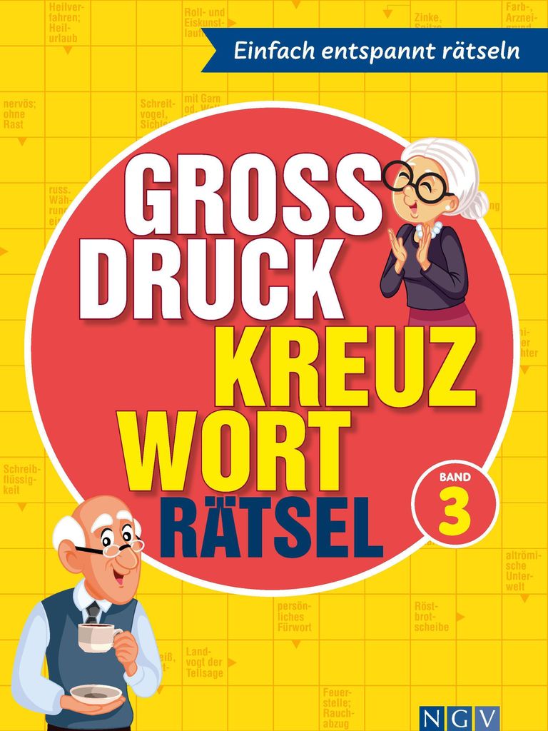 Großdruck Kreuzworträtsel Band 3 -  Rätselbuch für Senioren Produktbild 