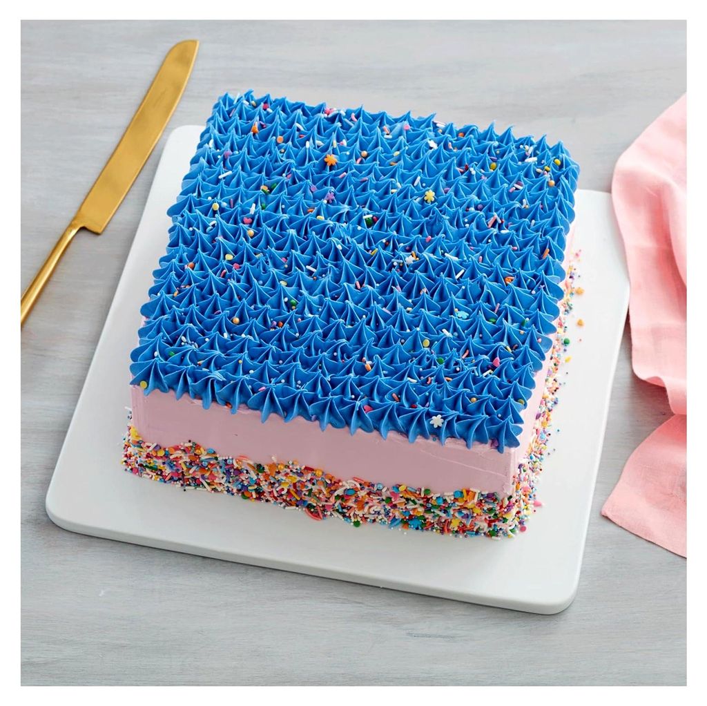 Quadratische Kuchenform 25x25 cm: Backform für gleichmäßige Wärmeverteilung - 25,4x25,4x5,08 cm