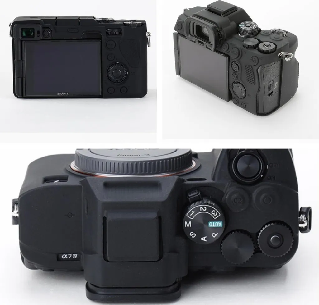 Custodia Sony A6500 da Viaggio | Silicone Nero Anti-Sabbia e Urti - 2