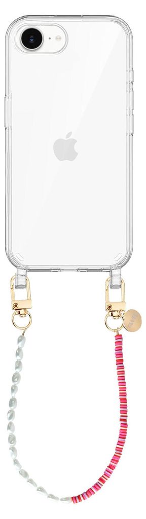 iPhone 17e - Island Girl Transparant Cord Case - Short Cord
