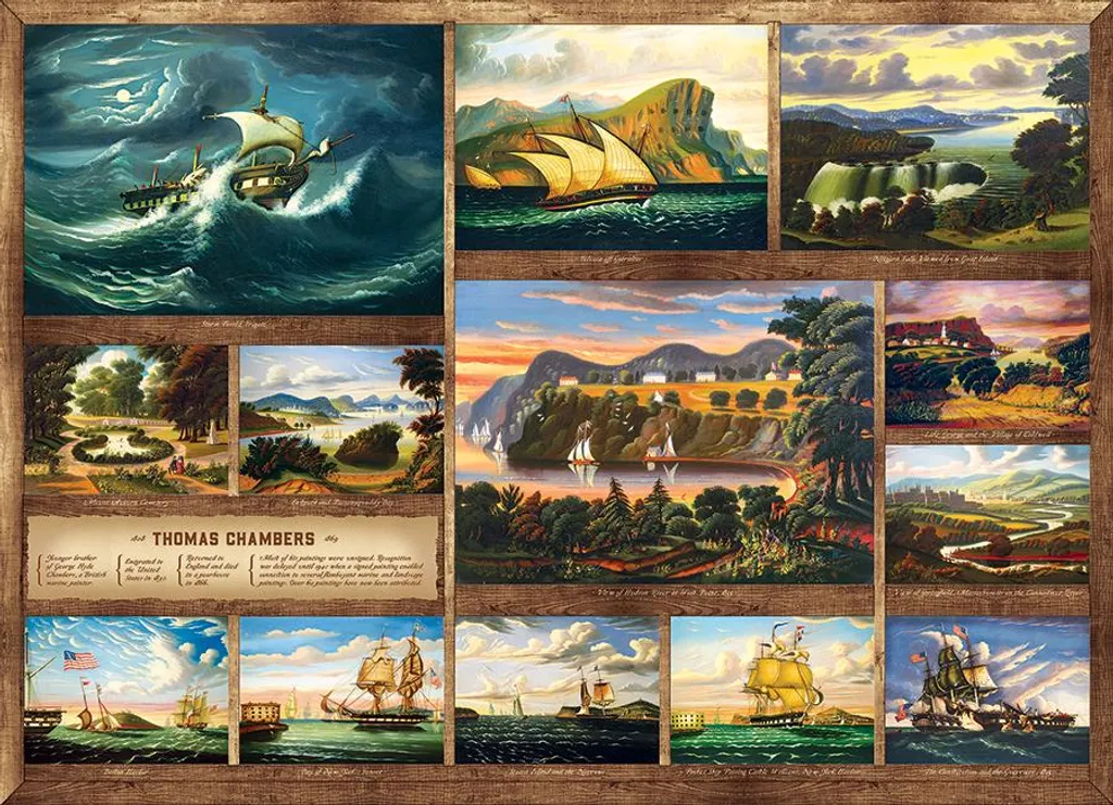 Puzzle Cobble Hill Thomas Chambers : Puzzle d'art de 1000 pièces de qualité