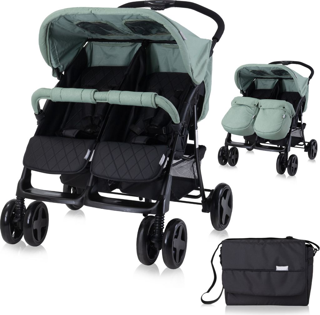 Lorelli Zwillingskinderwagen Twin, Zwillingsbuggy leicht Produktbild 