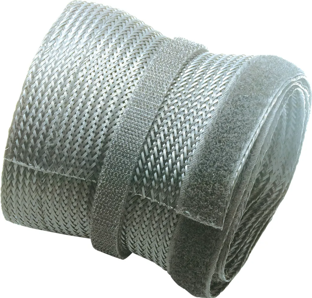 PureMounts PM-Socks-85G Gaine de câble polyester velcro 85mm 1,80m gris