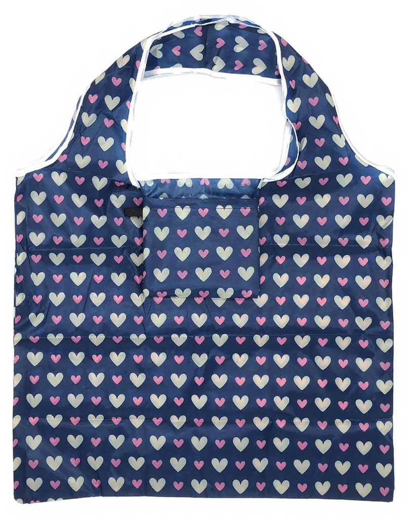 Faltbare Einkaufstasche aus wiederverwendbarem Stoff mit niedlichen Tier- und Pflanzenmotiven. Ideal für Supermarkt, Picknick und Reisen.