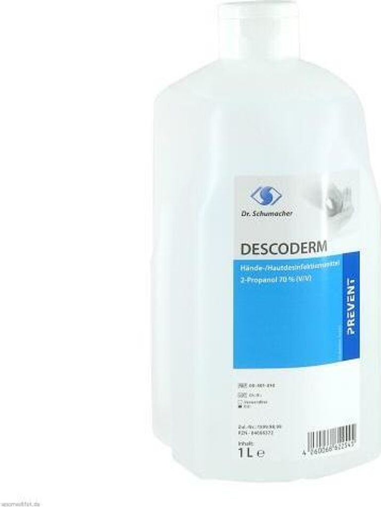 Descoderm alkohol.Hände- u.Hautdesinfektion Lsg. 1 l Produktbild 