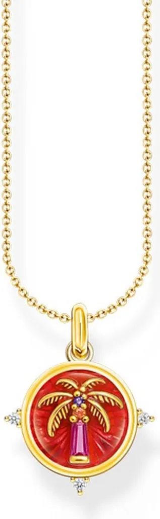 Thomas Sabo KE2204-471-7-L45V Collier Palmier Doré pour Femme 45cm