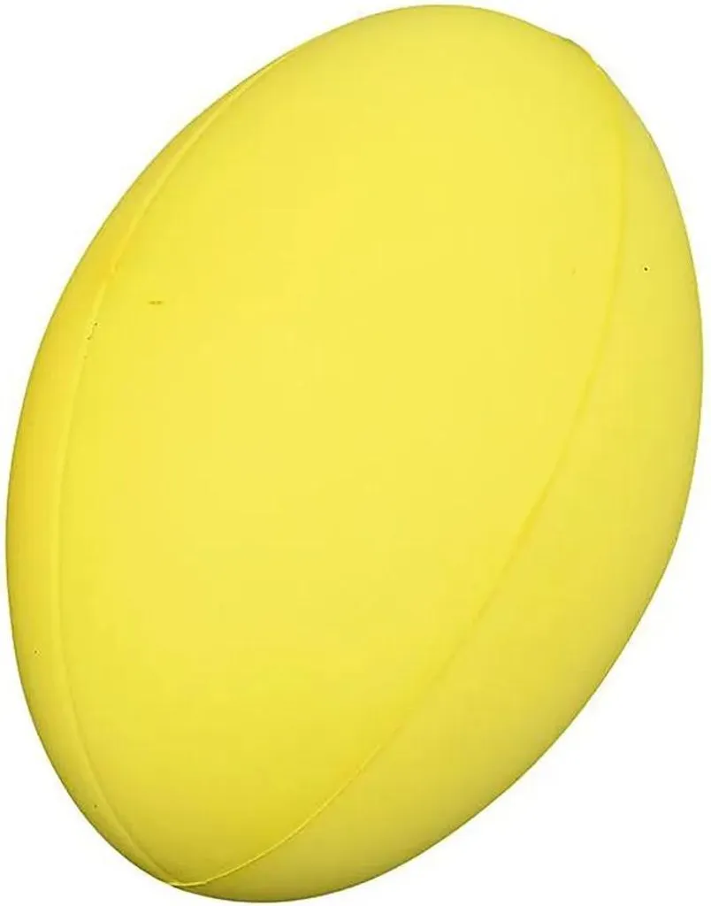 Ballon de rugby en mousse Pre-Sport jaune pour l'initiation des enfants