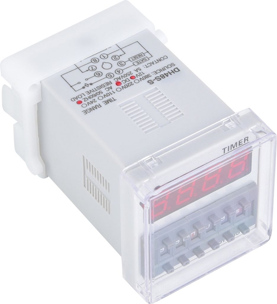 Programmierbares Zeitrelais 0,1S-99H 8-Pin DH48s s (12V AC/DC)