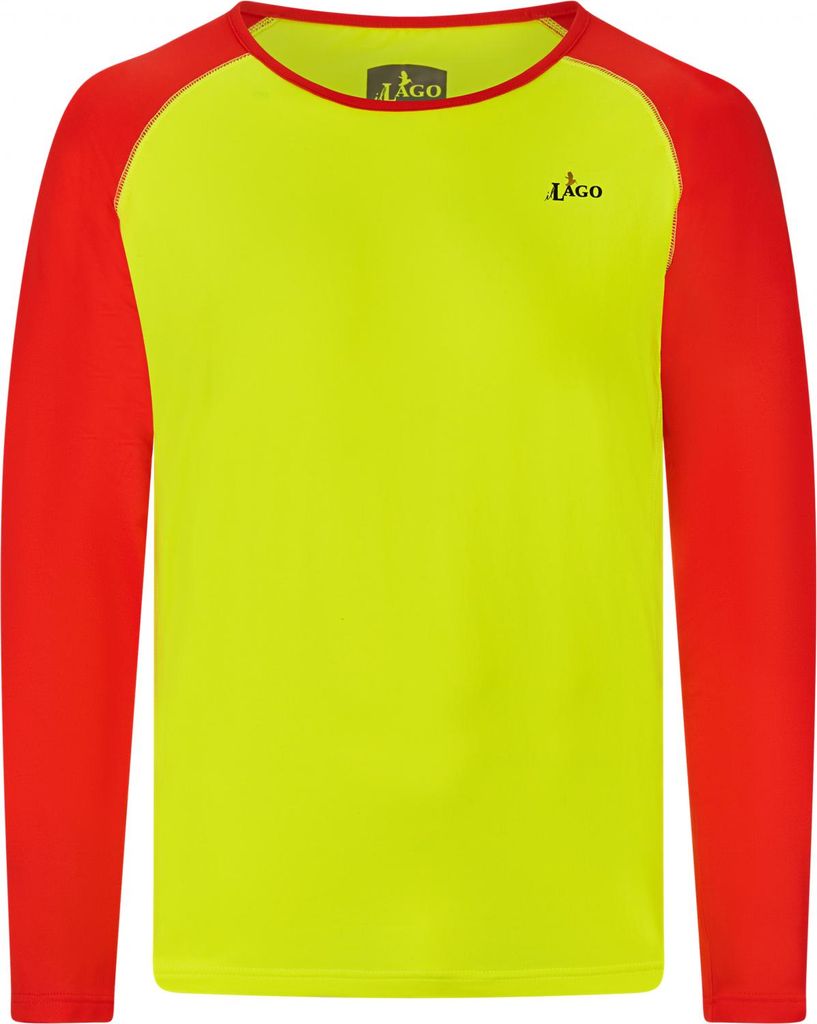 il Lago Keiler Pro Longsleeve Herren (Gelb/Rot) Größe L