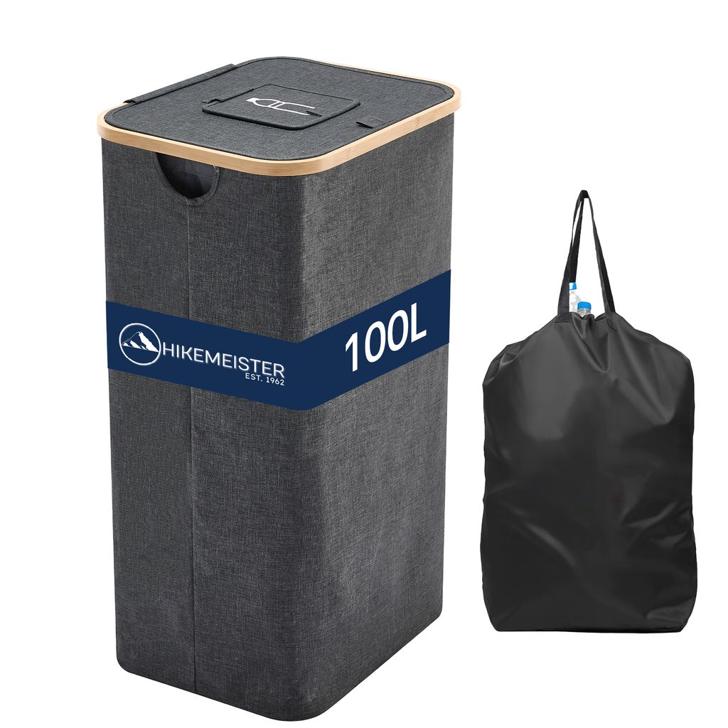 Meisterhome 100L Pfandflaschen Flaschensammler – Sammelbehälter mit Deckel, Flaschentasche - Behälter zur Aufbewahrung von Leergut & Altglas - ...