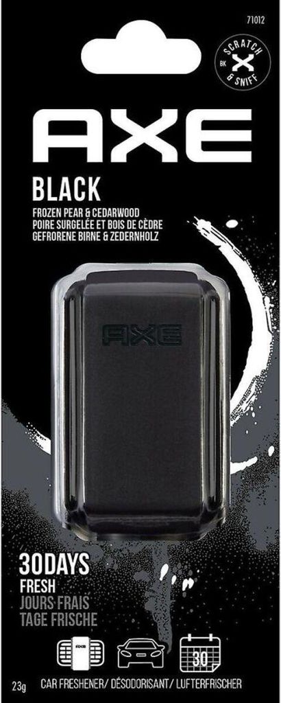 Odświeżacz Powietrza Do Nawiewu Samochodowego Axe Black Zdjęcie produktu 