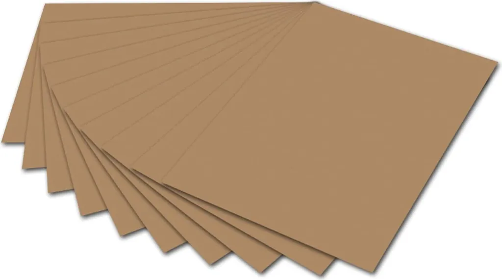 Folia Fotokarton 300g/mq 50x70cm Rehbraun - Cartoncino Creativo Premium