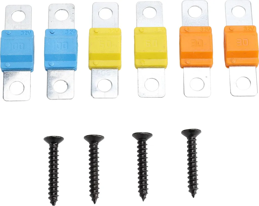 Offerta Set 5 Portafusibili a Vite 30-100A - Alta Qualità per Auto - 4