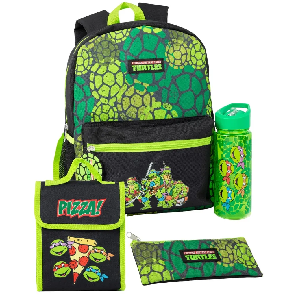 Sac à dos Tortues Ninja NS8360 Noir et Vert : Confortable et Solide