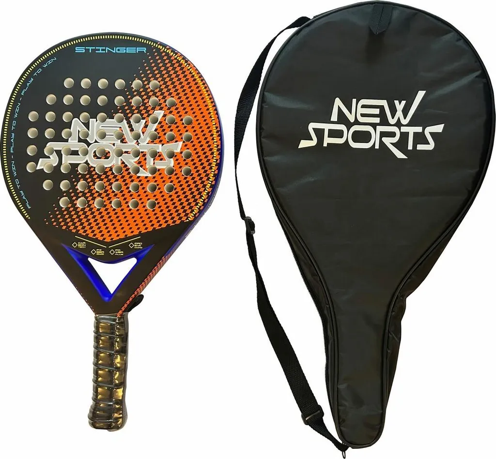Raquettes de padel New Sports avec sac - Finies les douleurs au coude