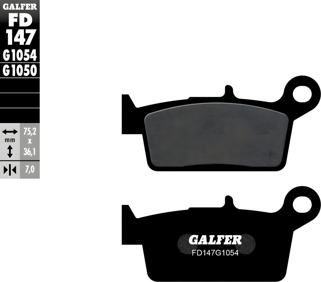Bremsbeläge Set Galfer FD147G1054 & MF002G2165 vorne & hinten für Peugeot SV Geo 125 ccm