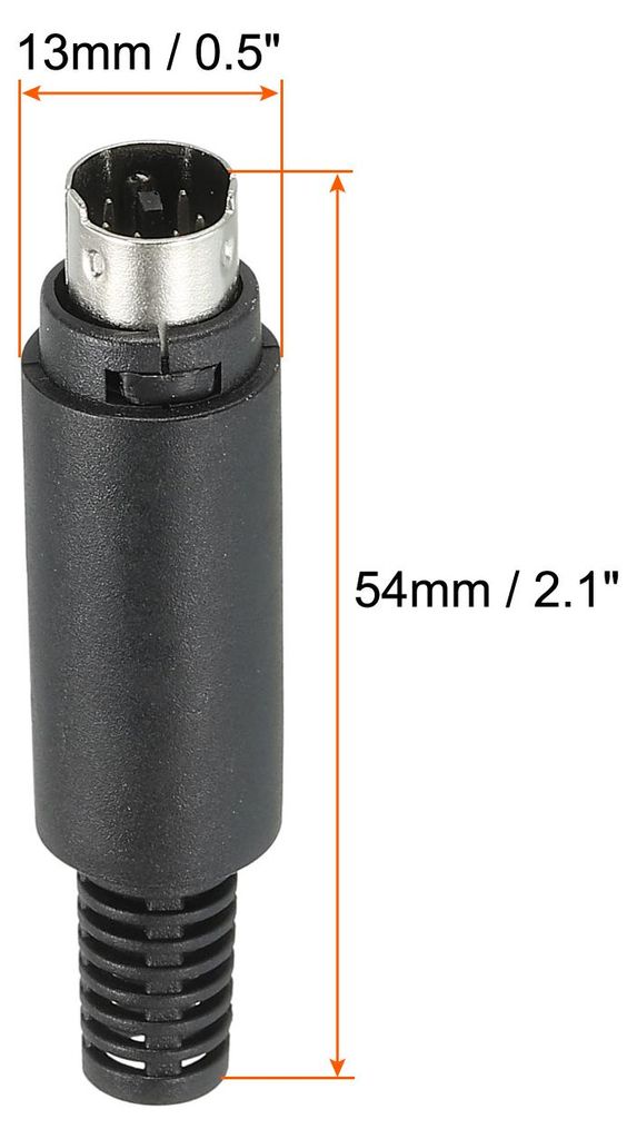 2 Stš¹ck S-Video DIN Mini Buchse 6 Stifte Signal š¹bertragung fš¹r TV DVD Player