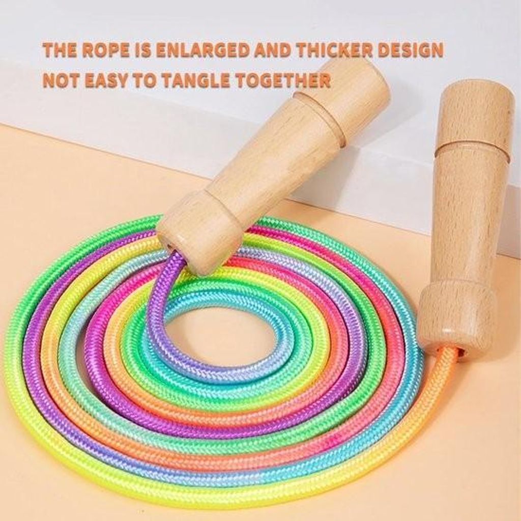 25 m langes Springseil für mehrere Spieler mit rutschfesten Griffen