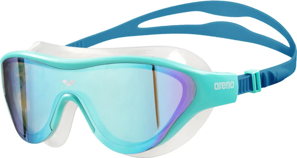 Masque de Natation Arena The One Mask Mirror Verres Miroirs Bleus Aqua